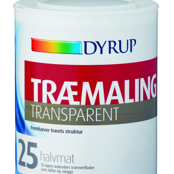 Træmaling Transparent 25 / 0.75l