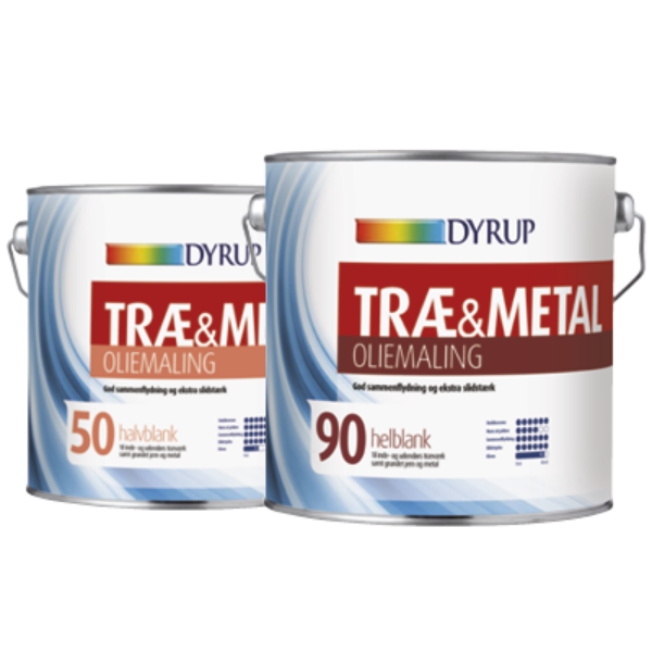 TRÆ & METAL Oliemaling