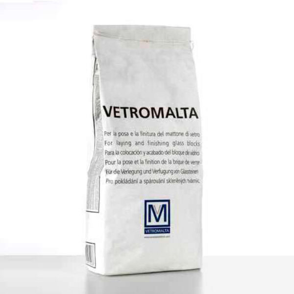 Stikla bloku montāžas java, balta, 25kg